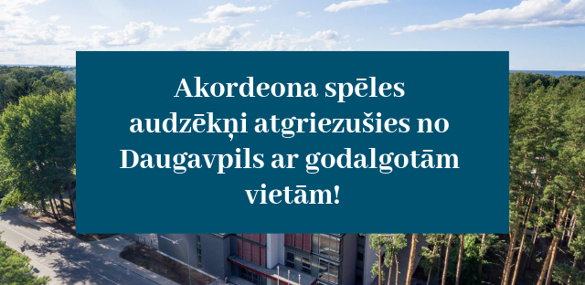Akordeona spēles audzēkņi atgriezušies no Daugavpils ar godalgotām vietām!