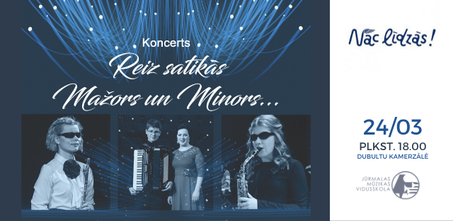 Muzikāls stāsts – Reiz satikās mažors ar minoru kopā ar pianisti Agnesi Egliņu un neredzīgajiem jaunajiem mūziķiem  / ATCELTS