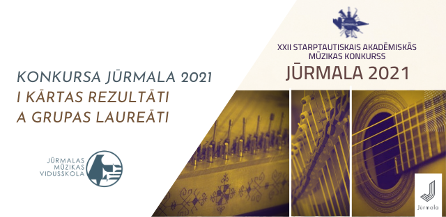 Paziņoti I kārtas rezultāti un A grupas laureāti konkursā Jūrmala 2021
