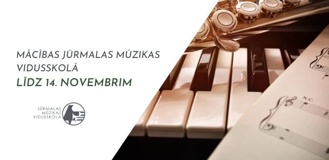Mācības Jūrmalas Mūzikas vidusskolā līdz 14. novembrim