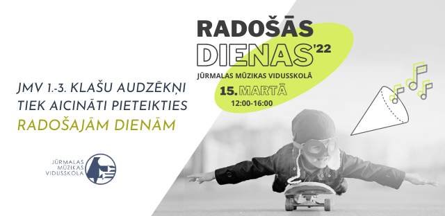 Aicinām 1.-3. klašu audzēkņus pieteikties radošajām dienām pavasara brīvlaikā!