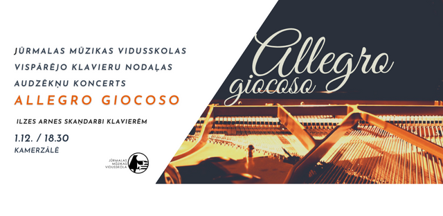 Vispārējo klavieru nodaļas koncerts Allegro giocoso