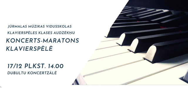 Klavierspēles klases audzēkņu koncerts-maratons klavierspēlē