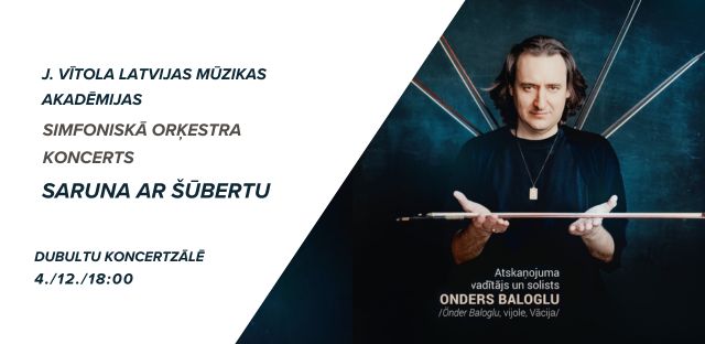 JVLMA SIMFONISKĀ ORĶESTRA KONCERTS 4. / 12. / 18.00
